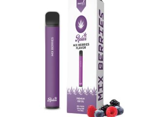 CBD disposable pen 250mg relax 800 puffs mix berries