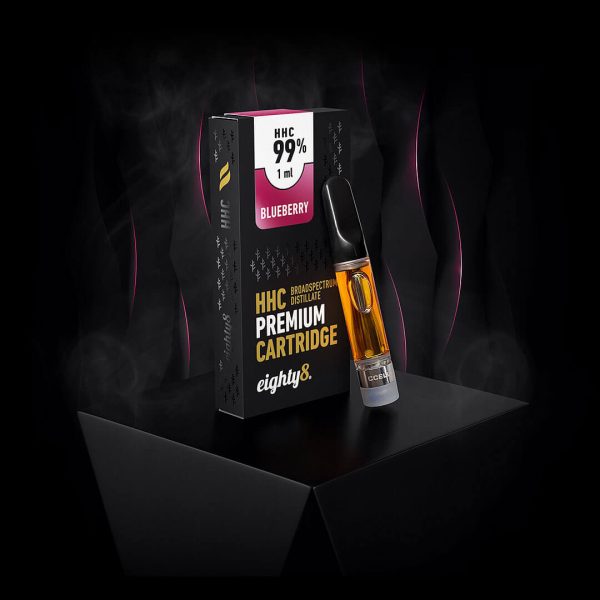 eighty8 hhc cartridge blueberry black