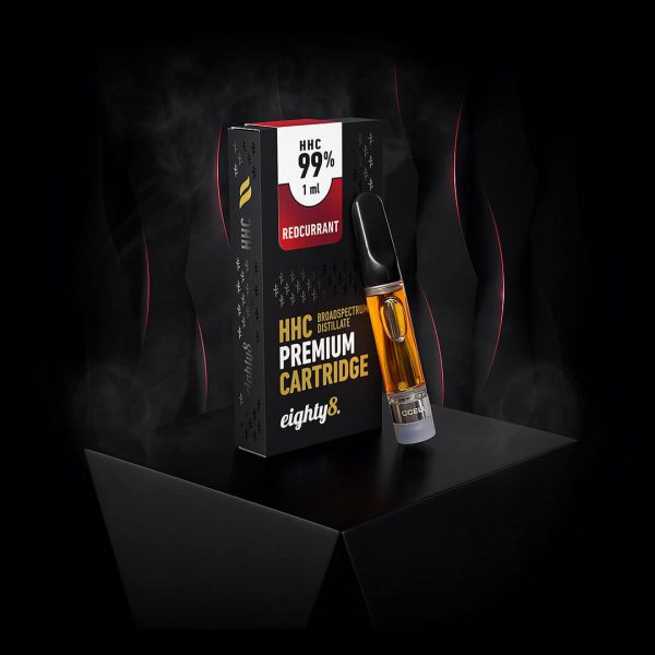 eighty8 hhc cartridge redcurrant black