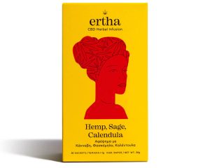 ertha cbd herbal infusion tsai hemp sage calendula