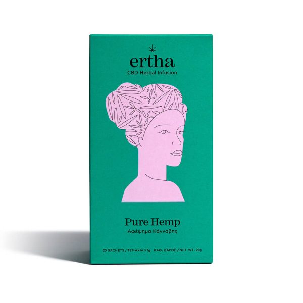 ertha cbd herbal infusion tsai pure hemp sage