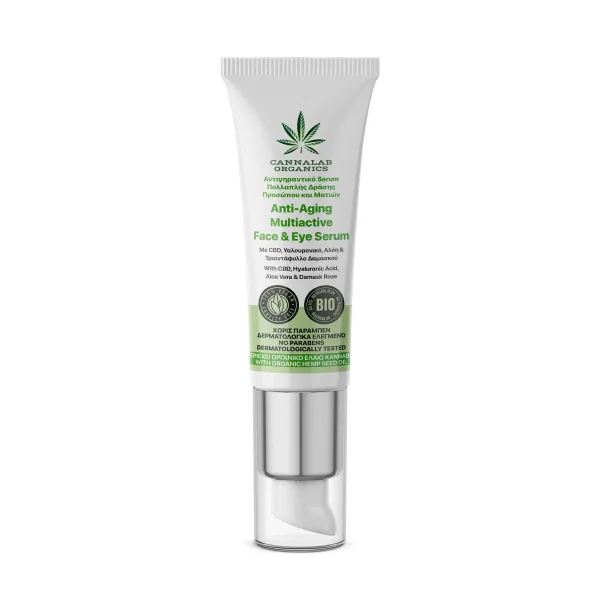 cannalab organics ANTI AGING MULTIACTIVE FACE AND EYE SERUM 20ml