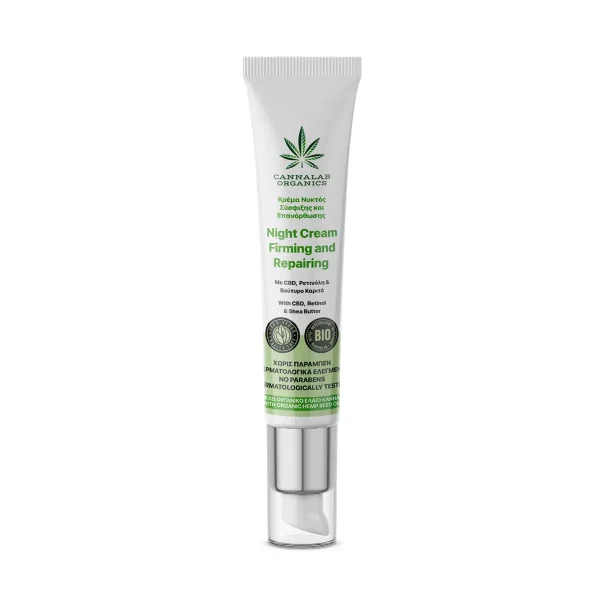 cannalab organics NIGHT CREAM FIRMING AND REPAIRING 45ml