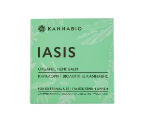 kannabio organic hemp balm iasis package