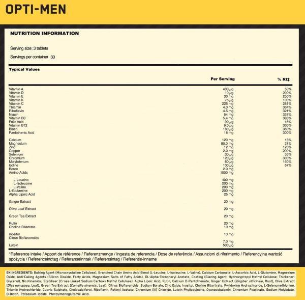 01 067 128 Optimen 90 tabs facts