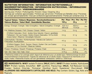 01 067 193 01 Isolate Gold Standard 930g Chocolate facts