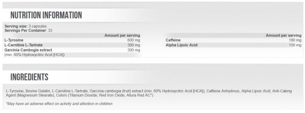 01 166 316 Thermo X 100caps facts