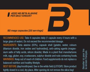 BioTechUSA Beta Alanine 90 caps Facts New