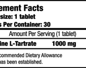 BioTechUSA l carnitine 1000mg facts