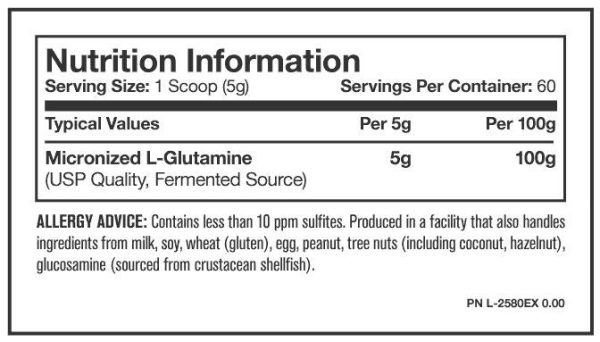 Mutand Glutamine 300 Facts