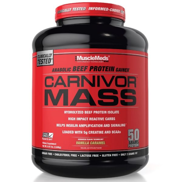 musclemeds carnivor mass 2688 2716 grams2