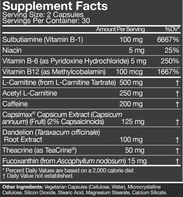 musclepharm shred sport 60caps fact