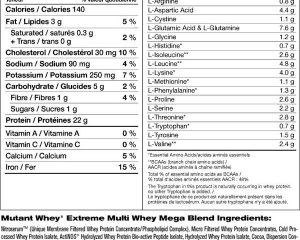 mutant whey lb info