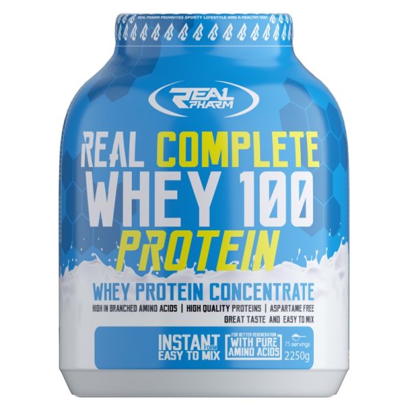 real pharm complete whey 100 2250 grams