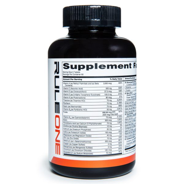 rule 1 mens train daily multivitamin