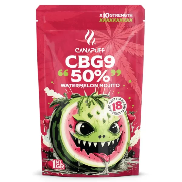 canapuff cbg9 flower watermelon mojito 1g