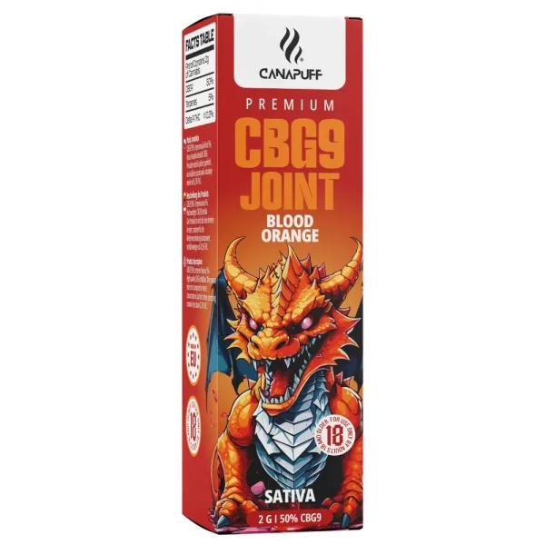 canapuff cbg9 joint blood orange 2g