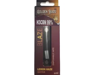 GOLDEN BUDS BLAZE H3CBN Disposable Vape Pen Lemon Haze – Sativa 1ml